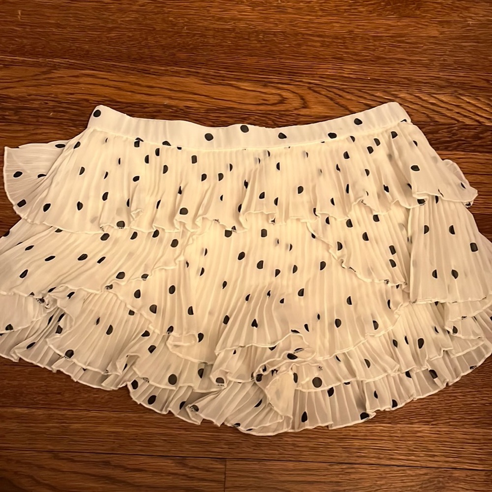 Zara polka dot skort